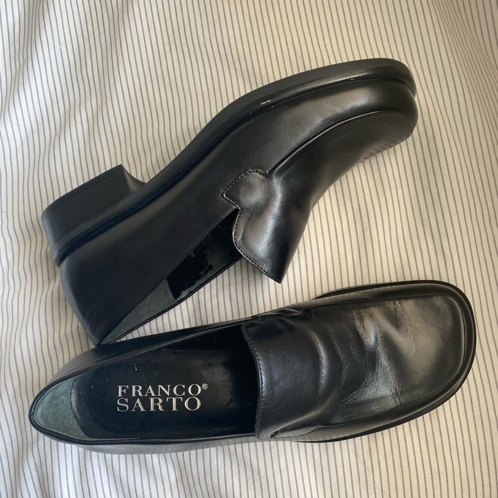 FRANKO SARTO HEELED LOAFERS